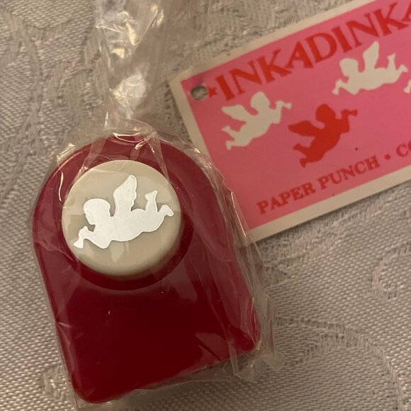 1996 Angel Inkadinkadoo Paper Punch Confetti Maker.  Heavy duty metal punch. NWT - Picture 1 of 15